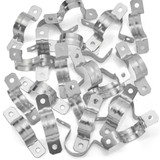 1 in. Rigid or RMC Push-On 2-Hole Pipe Straps for Conduit Installation (25 Pack)