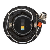4 in. Adjustable Recessed LED Gimbal Downlight, Black Metal Trim, 950 Lumens, 5 CCT Color Selectable 2700K-5000K