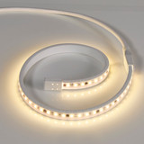 24 in. LED Under Cabinet Strip Light, Hardwired, 920 Lumens, 3000K Warm White, White, 120V Cove Light