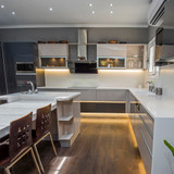 48 in. Hardwired, White, Integrated LED, Under Cabinet Light, 1840 Lumens, 3000K Warm White, 120-Volt Cove Light