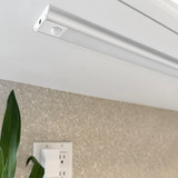 24 in. LED Under Cabinet Light, Dark Activated Motion Sensor, Plug-In, 675 Lumens, 3000K Warm White