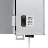 2 in. Slim Round Recessed Anti-Glare LED Downlight, White Trim Black Baffle, Canless IC Rated, 600 Lumens, 5 CCT 2700K-5000K