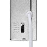 4 in. Slim Round Recessed Anti-Glare LED Downlight, White Trim Black Baffle, Canless IC Rated, 1200 Lumens, 5 CCT 2700K-5000K