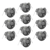 20.3 cu. in. PVC New Construction Ceiling Electrical Junction Box, Ceiling Box w/ Nails, ETL Listed, Gray (10 Pack)