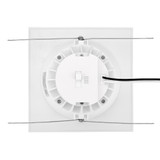 5 in. & 6 in. Retrofit Square Recessed Anti-Glare LED Downlight, White Trim, 1300 Lumens, 5 CCT 2700K-5000K