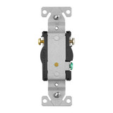 20A Single Receptacle Outlet, Commercial Grade, NEMA 6-20, White, Wall Plate Included, 250VAC (2-Pack)