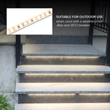 18 in. LED Under Cabinet Strip Light, Hardwired, 690 Lumens, 3000K Warm White, White, 120V Cove Light