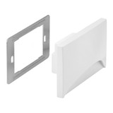 Horizontal Curved LED Step Light, Indoor/Outdoor Stair Light, 5 CCT Color Selectable 2700K/3000K/3500K/4000K/5000K, White (2 Pack)