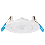 2 in. Adjustable Slim Recessed LED Floating Gimbal Downlight, 400 Lumens, 5 CCT Color Selectable 2700K-5000K