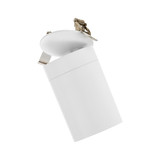 3 in. Adjustable LED Cylinder Downlight, Ceiling Spot Light, 1000 Lumens, Canless 5 CCT Color Selectable 2700K-5000K, White