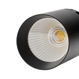 3 in. Adjustable LED Cylinder Downlight, Ceiling Spot Light, 900 Lumens, Canless 5 CCT Color Selectable 2700K-5000K, Black