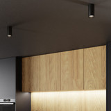 3 in. LED Cylinder Downlight, Ceiling Spot Light, 900 Lumens, Canless 5 CCT Color Selectable 2700K-5000K, Black