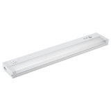 18 in. LED Under Cabinet Light, Dimmable, Linkable, Hardwired or Plug & Play, 700 Lumens, 5 CCT 2700K - 5000K, White, On/Off Switch