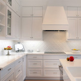 18 in. LED Under Cabinet Light, Dimmable, Linkable, Hardwired or Plug & Play, 700 Lumens, 5 CCT 2700K - 5000K, White, On/Off Switch