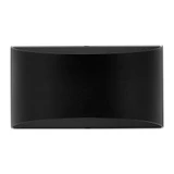 LED Up/Down Outdoor Wall Light, Modern Dimmable Sconce, 12 Watts, 700 Lumens, 5 CCT 2700K-5000K, Black