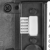 LED Up/Down Outdoor Wall Light, Modern Dimmable Sconce, 12 Watts, 700 Lumens, 5 CCT 2700K-5000K, Black