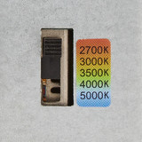 4 in. 2 Hour Fire Rated Slim Recessed Anti-Glare LED Downlight, Canless IC Rated, 1000 Lumens, 5 CCT Color Selectable 2700K-5000K