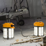 High Bay Temporary LED Work Light, Linkable, 100 Watt 12,000 Lumens 5000K Daylight