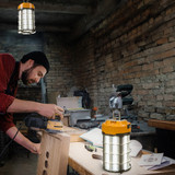 High Bay Temporary LED Work Light, Linkable, 150 Watt 18,000 Lumens 5000K Daylight