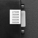 LED Outdoor Wall Light, Linear Black Sconce w/ Vertical Bar, Modern Porch Light, 300 Lumens, 5 CCT 2700K-5000K - 16 in. Height