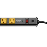 10 Outlet Heavy Duty Power Strip with USB Type-C/A Charging Ports, 1000J Surge Protection, 6ft. Extension Cord, 15A
