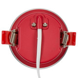 2 in. 2 Hour Fire Rated Slim Recessed Anti-Glare LED Downlight, Canless IC Rated, 600 Lumens, 5 CCT Color Selectable 2700K-5000K