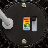 4 in. Low Kelvin Trimless Slim Round Recessed Anti-Glare LED Downlight, White, Canless IC Rated, 1000 Lumens, 5 CCT 2200K - 3500K