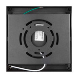 Black Outdoor LED Wall Light with Clear Lens, Sconce, Modern Porch Light, 1200 Lumens, 5 CCT 2700K-5000K