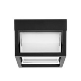 Black Outdoor LED Wall Light with Clear Lens, Sconce, Modern Porch Light, 1200 Lumens, 5 CCT 2700K-5000K