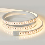 96 in. LED Under Cabinet Strip Light, Hardwired, 3680 Lumens, 3000K Warm White, 120V White Cove Light