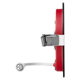 4 in. 2 Hour Fire Rated Slim Recessed LED Downlight, Black Trim, Canless IC Rated, 800 Lumens, 5 CCT Color Selectable 2700K-5000K