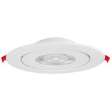 6 in. Adjustable Slim Recessed LED Floating Gimbal Downlight, 1100 Lumens, 5 CCT Color Selectable 2700K-5000K