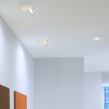 6 in. Adjustable Slim Recessed LED Floating Gimbal Downlight, 1100 Lumens, 5 CCT Color Selectable 2700K-5000K