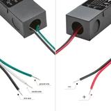 60W Power Supply 120 VAC to 24 VDC Transformer, Compatible with Dimmers and Switches for LED Lighting, Class 2, ETL Certified