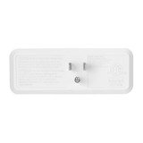 2 Outlet Grounded Wall Plug Adapter, USB Type-C / A Charging Ports 3.1A, Outlet Extender Wall Tap (2 Pack)