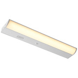 18 in. LED Under Cabinet Light, Hardwired, 700 Lumens, 5 CCT 2700K - 5000K, White, On/Off Switch