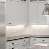 18 in. LED Under Cabinet Light, Hardwired, 700 Lumens, 5 CCT 2700K - 5000K, White, On/Off Switch