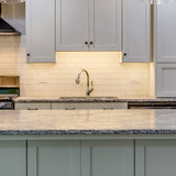 12 in. LED Under Cabinet Light, Hardwired, 550 Lumens, 5 CCT 2700K - 5000K, White, On/Off Switch