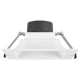 6 in. Recessed Commercial LED Square Downlight, Selectable Color Temperature / Wattage, up to 1850 Lumens