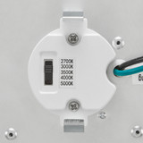  7 in. LED Flush Mount Ceiling Light, 5 CCT 2700K-5000K, 900 Lumens, Dimmable, Retrofit or J-box Install