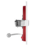 4 in. 2 Hour Fire Rated Slim Square Recessed LED Downlight, Canless IC Rated, 800 Lumens, 5 CCT Color Selectable 2700K-5000K