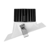 6 in. Slim Square Sloped Recessed Anti-Glare LED Downlight, White Trim, Canless IC Rated, 1800 Lumens, 5 CCT 2700K-5000K