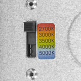 1 in. Trimless Pinhole Round Recessed Anti-Glare LED Downlight, White, Canless IC Rated, 1050 Lumens, 5 CCT 2700K-5000K