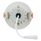 2 in. Slim Round Recessed Anti-Glare LED Downlight, Stone Gray Trim, Canless IC Rated, 600 Lumens, 5 CCT 2700K-5000K