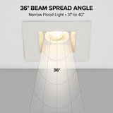 2 in. Slim Square Recessed Anti-Glare LED Downlight, Stone Gray Trim, Canless IC Rated, 500 Lumens, 5 CCT 2700K-5000K