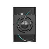 LED Outdoor Wall Wash, Black Sconce, Modern Porch Light, 650 Lumens, 5 CCT 2700K-5000K - 8 in. Height