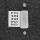 LED Outdoor Wall Wash, Black Sconce, Modern Porch Light, 650 Lumens, 5 CCT 2700K-5000K - 8 in. Height