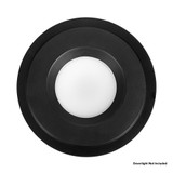 6 in. Goof Rings for Recessed Lights, Can or Canless Downlight Trim Ring, Black (12-Pack)