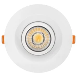 4 in. Adjustable Recessed Anti-Glare LED Gimbal Downlight, Canless IC Rated, 1100 Lumens, 5 CCT 2700K-5000K, 360° Rotation