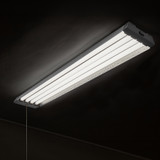 4 ft. LED Shop Light Fixture, 10,000 Lumens, Linkable, Frosted Lens, 5000K Daylight